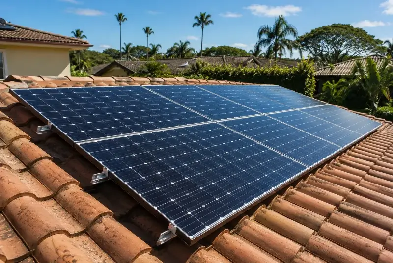 Installation de panneaux solaires à la Chaize-le-Vicomte